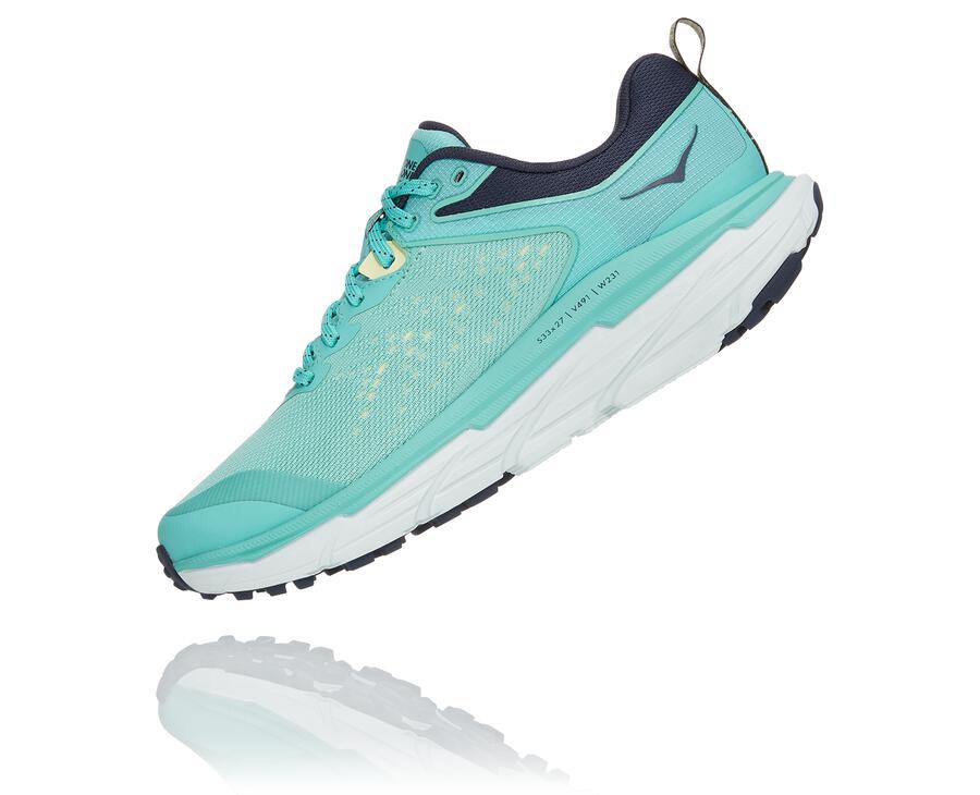 Hoka One One Trainers Womens Blue/White - Challenger ATR 6 - 54371IYJQ